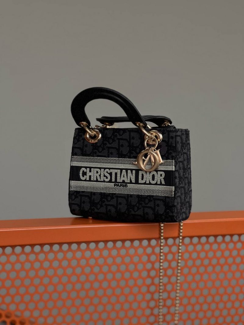 Christian Dior D-Lite Black Textile - Зображення 8