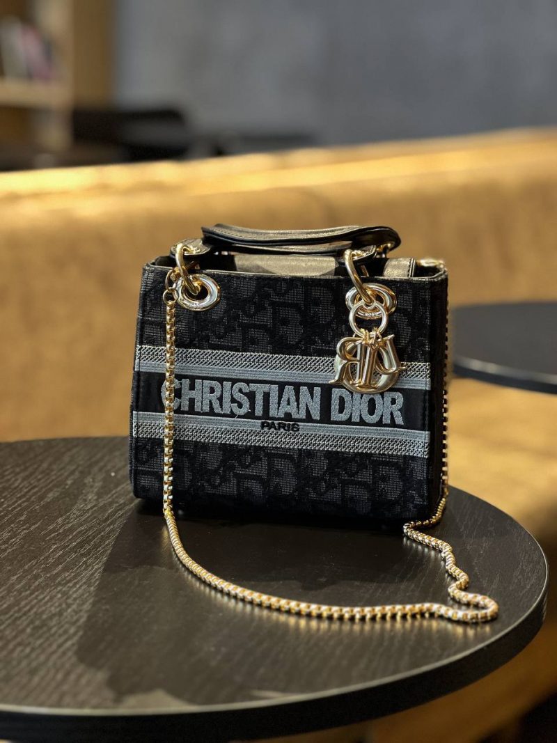 Christian Dior D-Lite Black Textile - Зображення 6